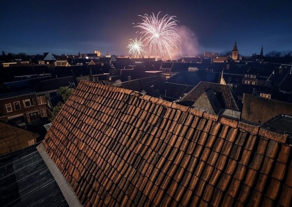 Vuurwerk Schade Dakdekker